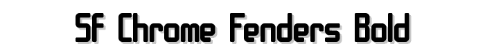 SF Chrome Fenders Bold font
